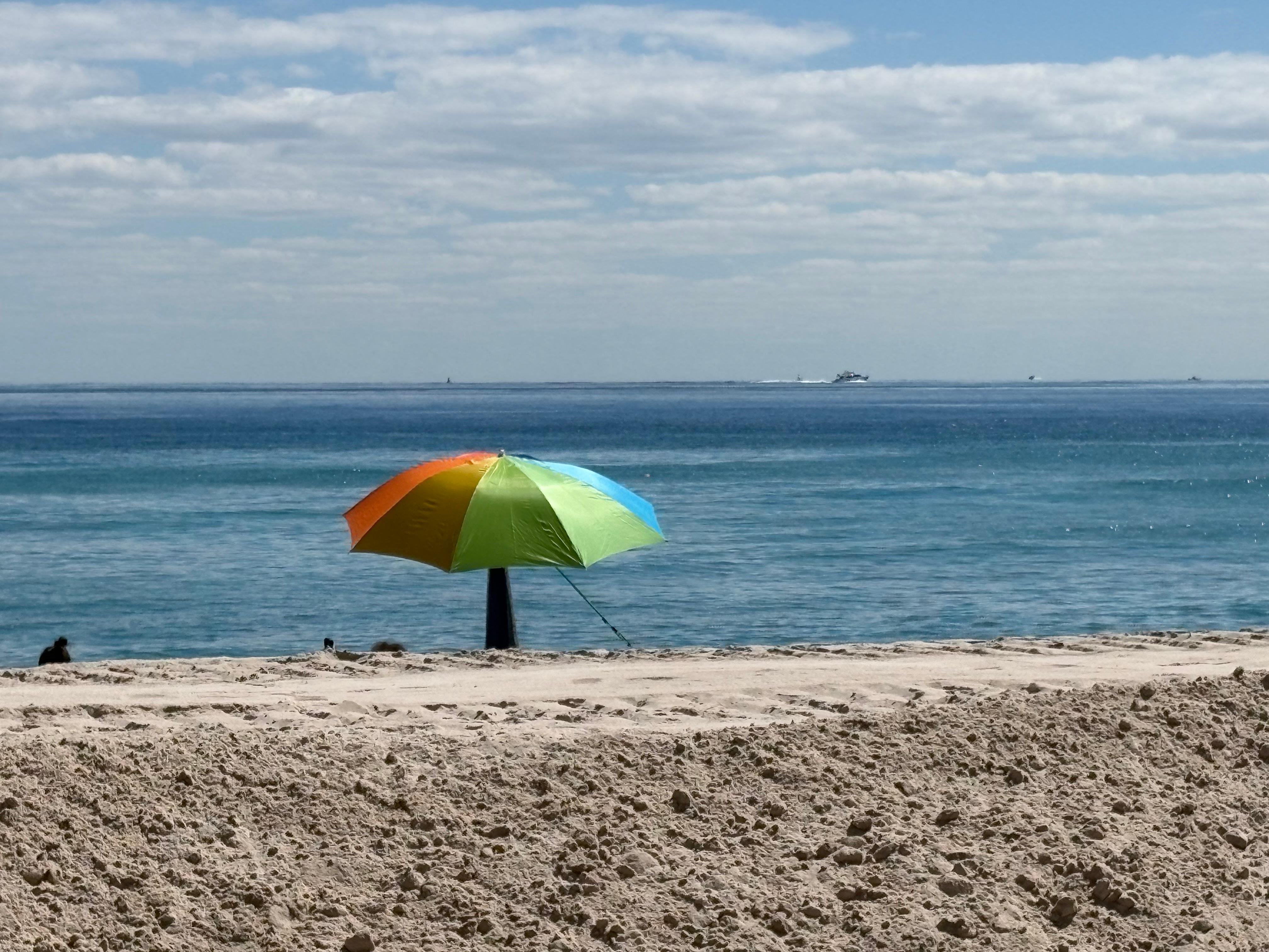 Beautiful beach across the street 