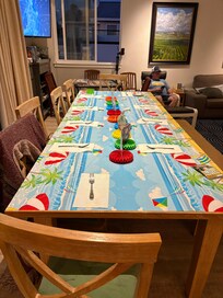Big dining table for acelebration