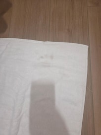 They fold up the dirty towels for the next guest because there was a dirty footprint on mine!