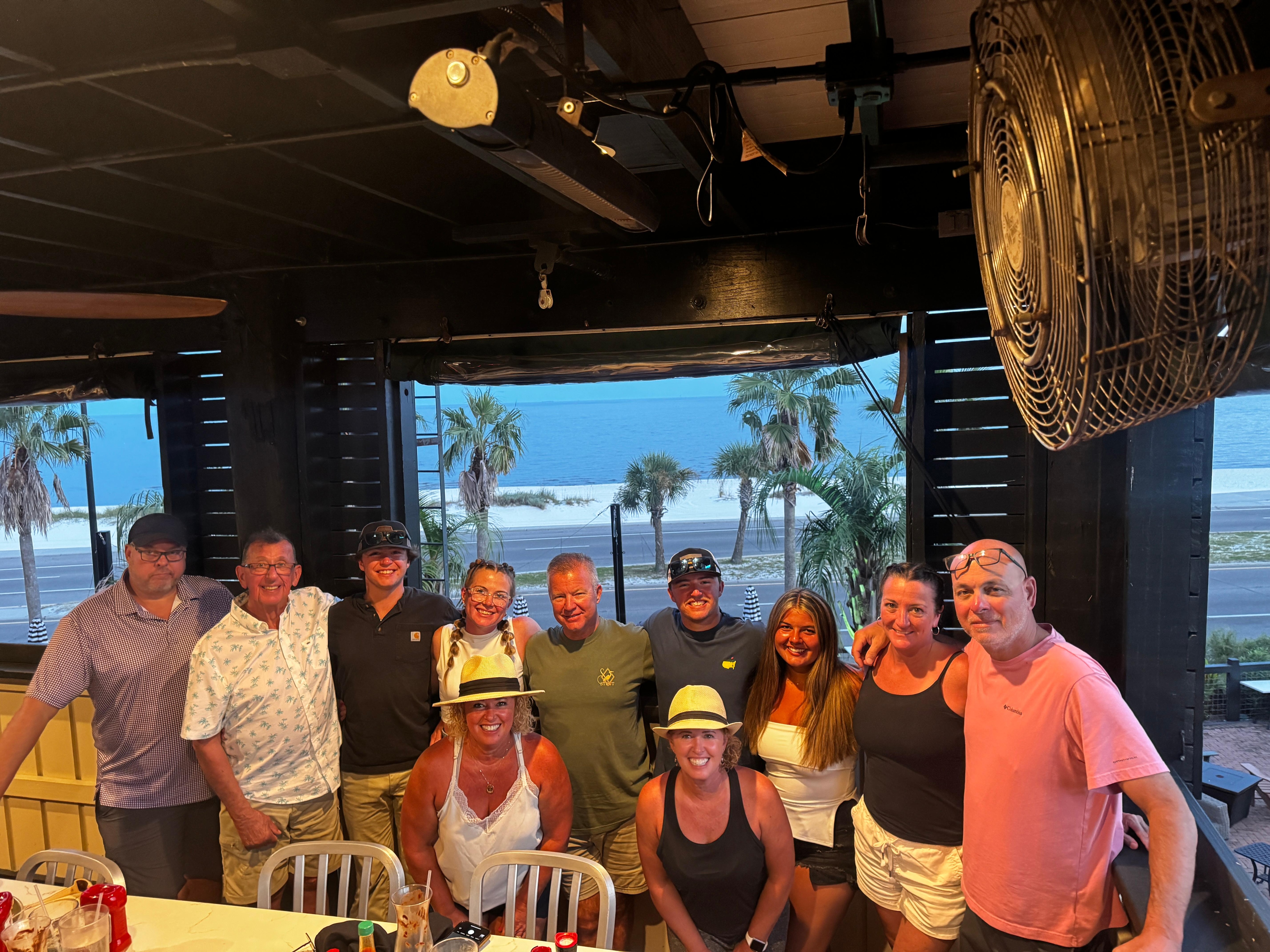 Dinner at Felix’s. 