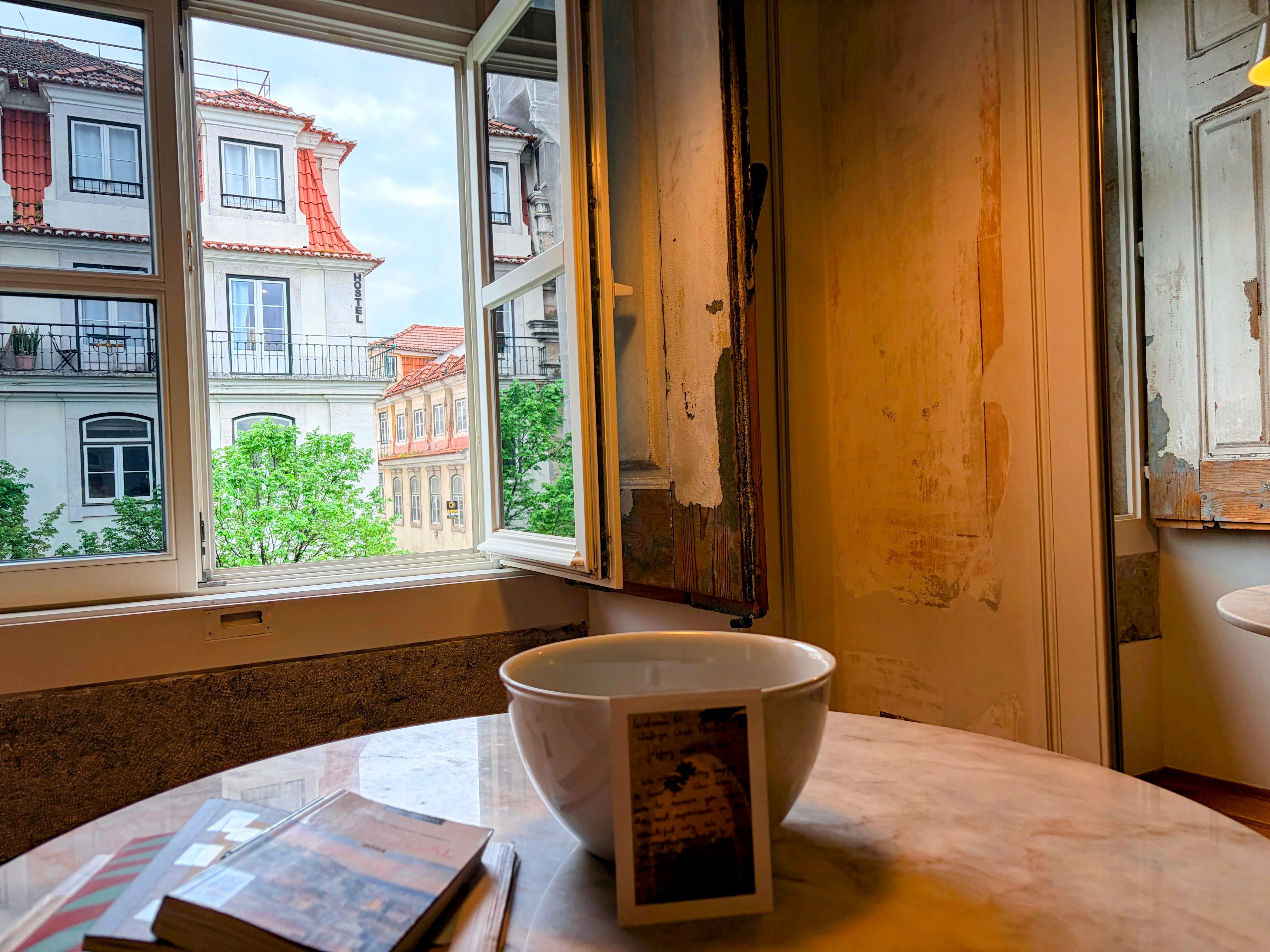 View from living room in third-floor unit.