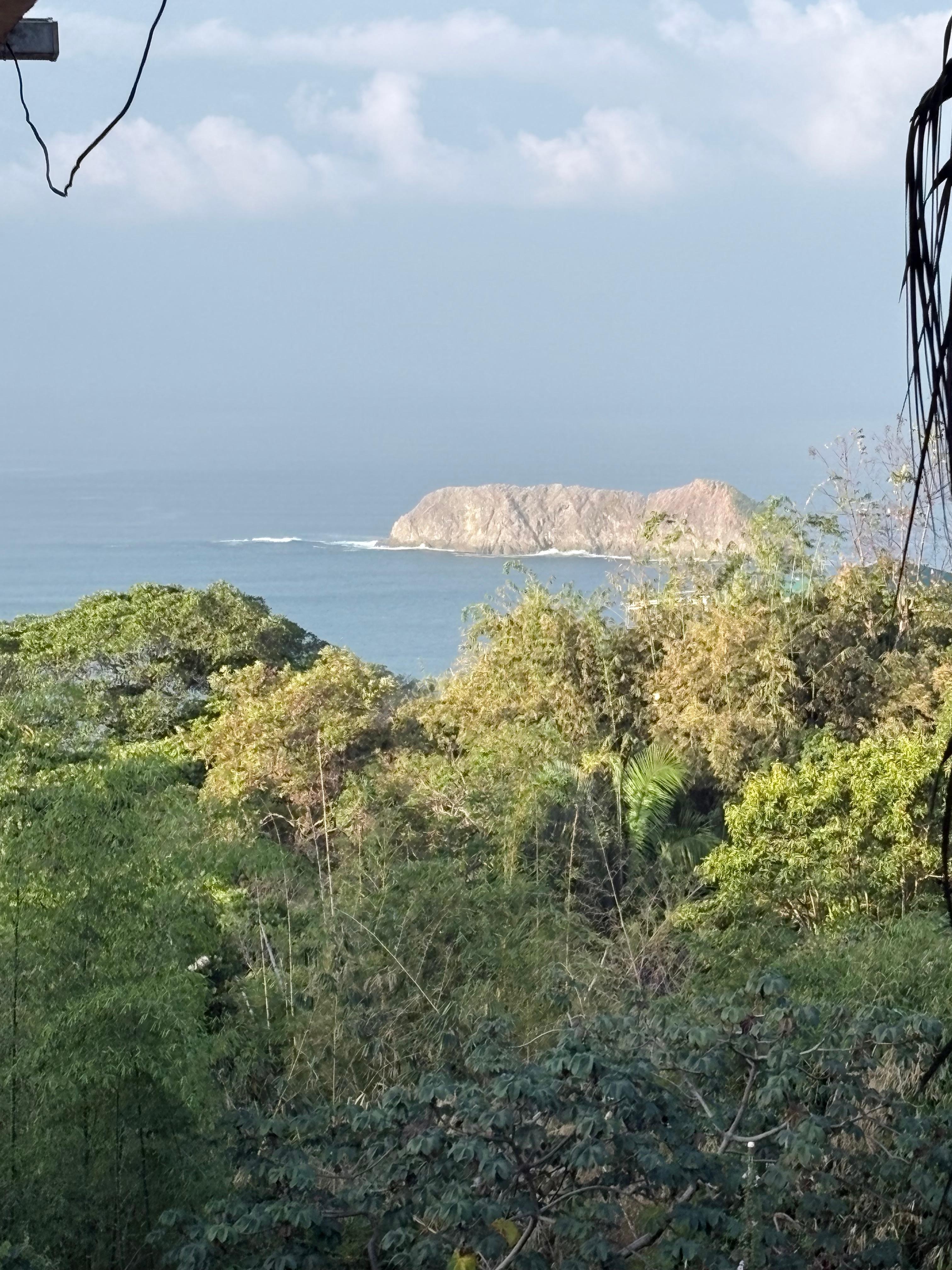 The view from the top of the villas