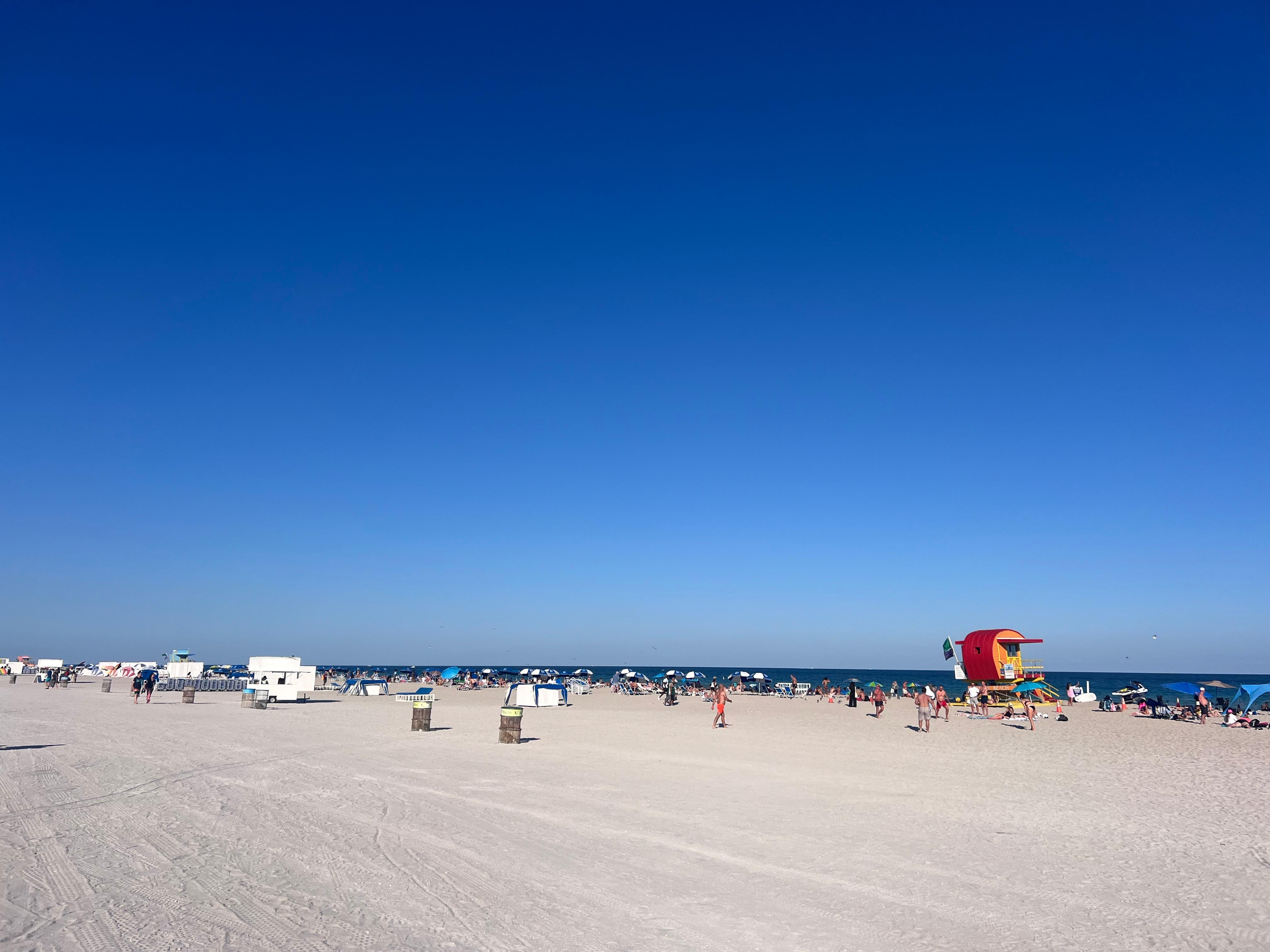 Beach over the road from the hotel 