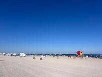 Beach over the road from the hotel