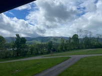 View from the cabin porch