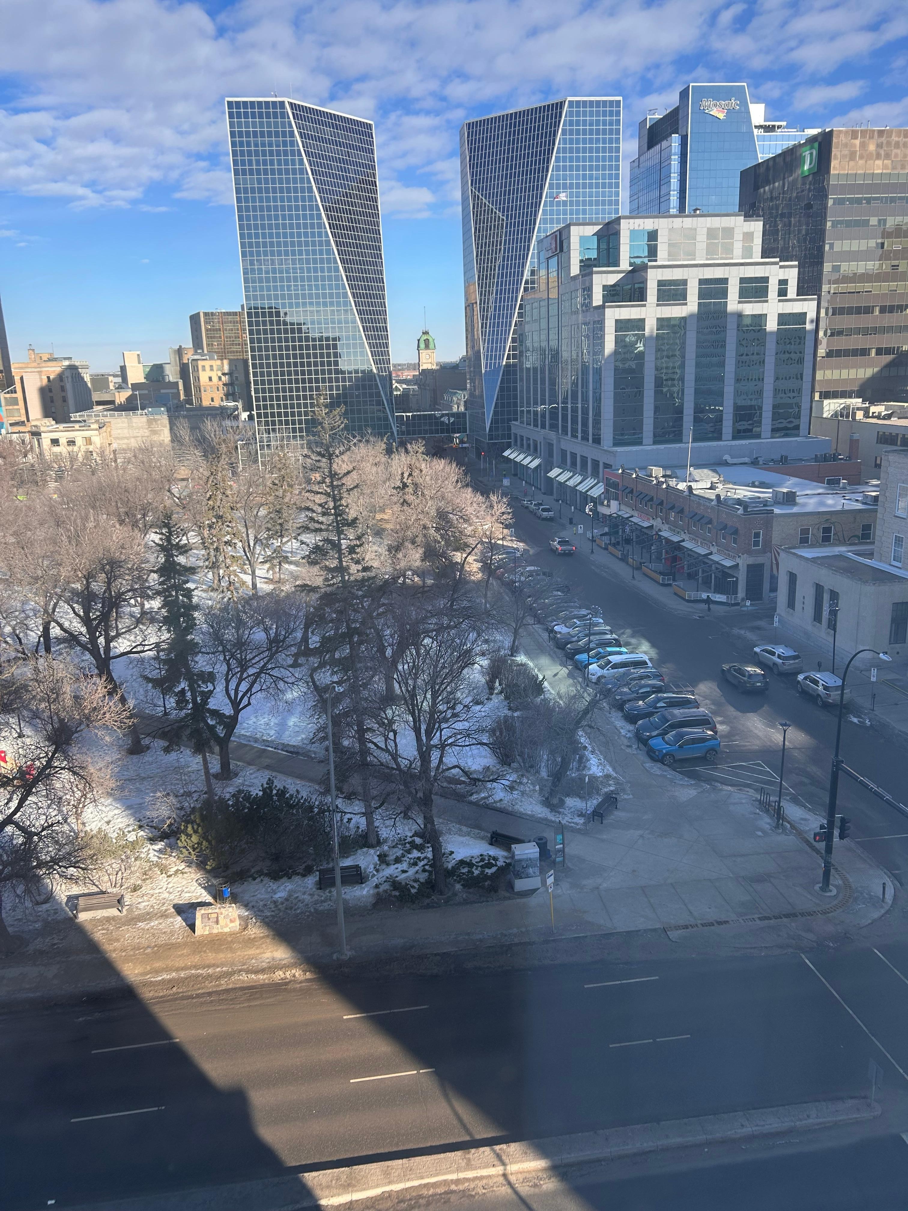 Nice view of downtown Regina. 