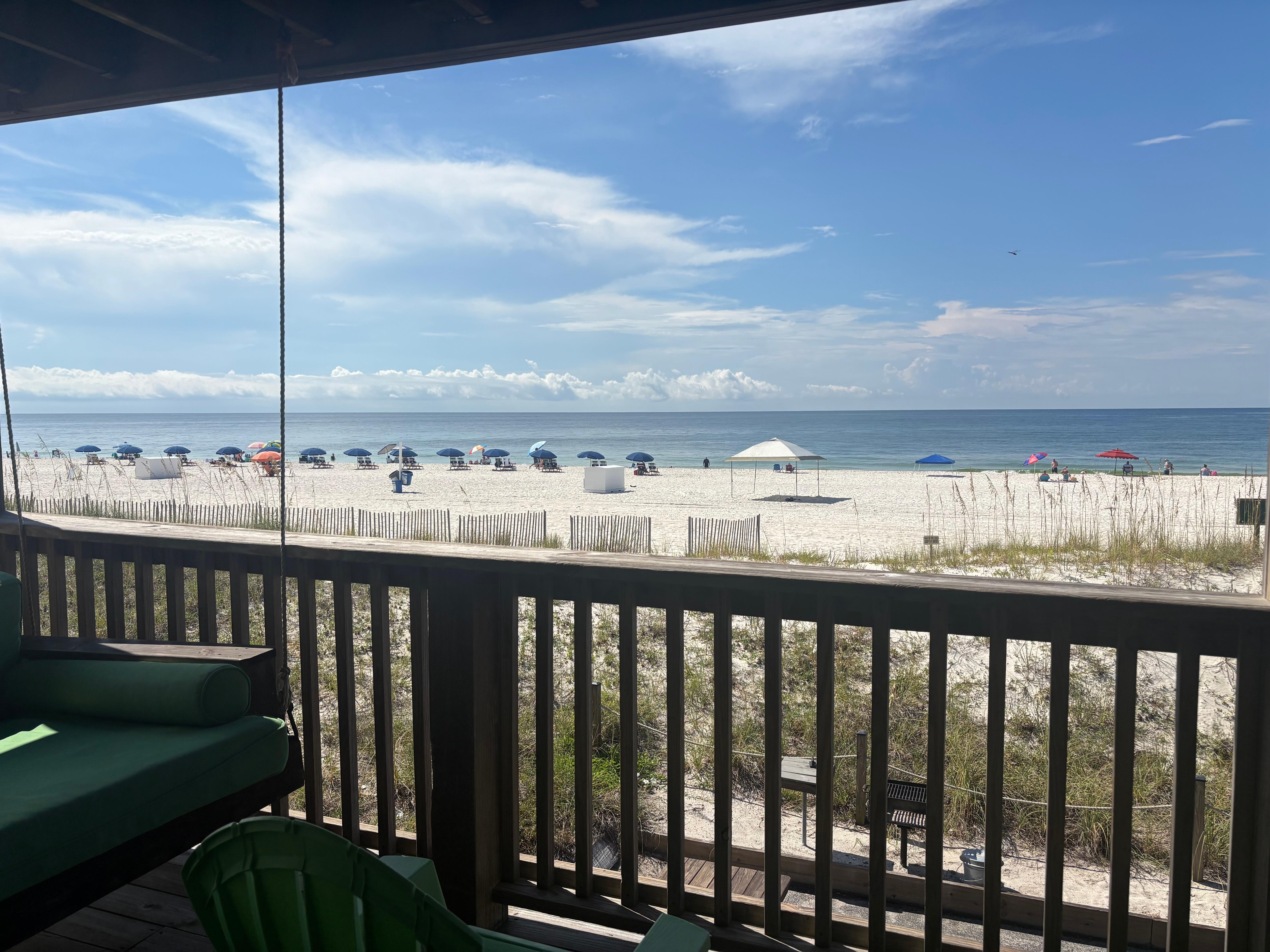 View from the balcony!