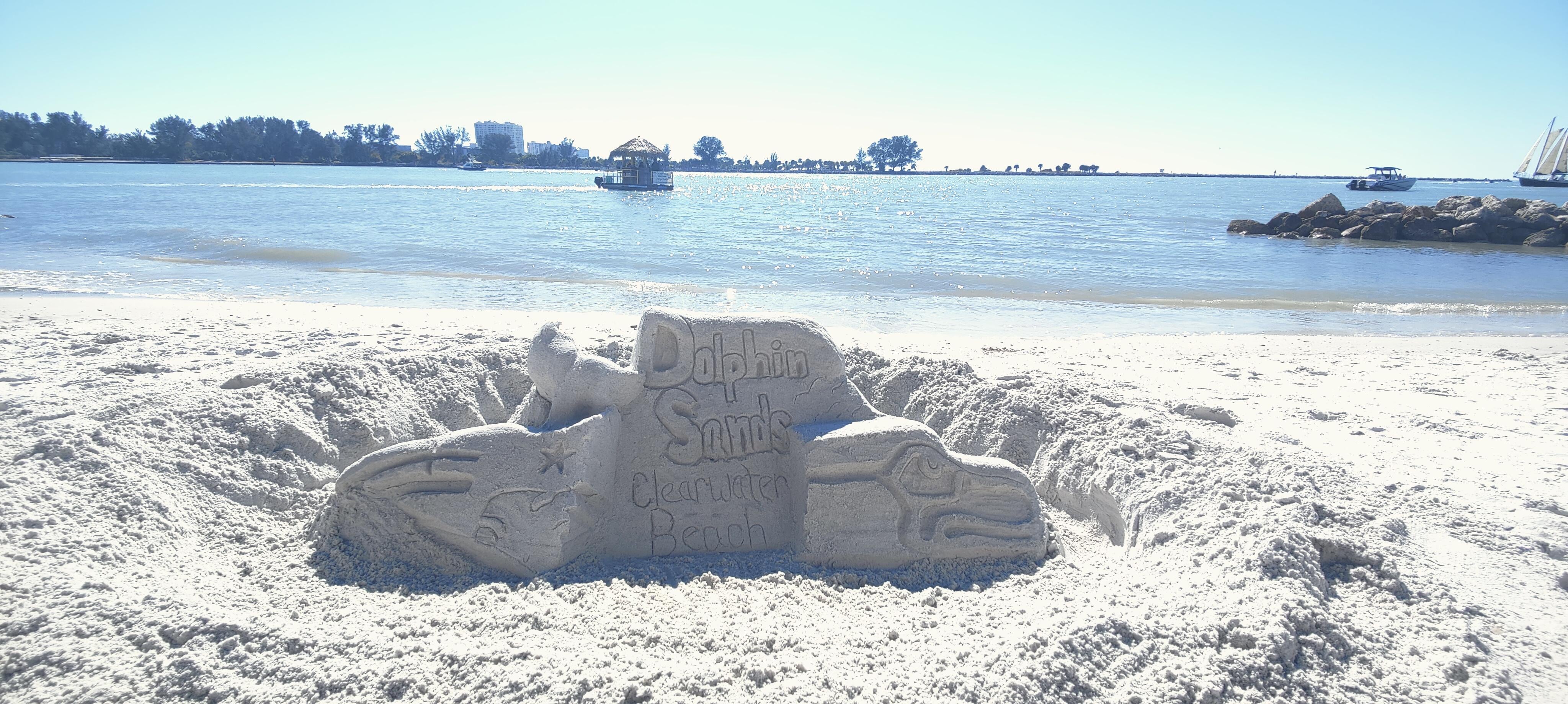 What we made on the beach 