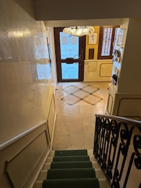 The stairs from our 2nd floor room.