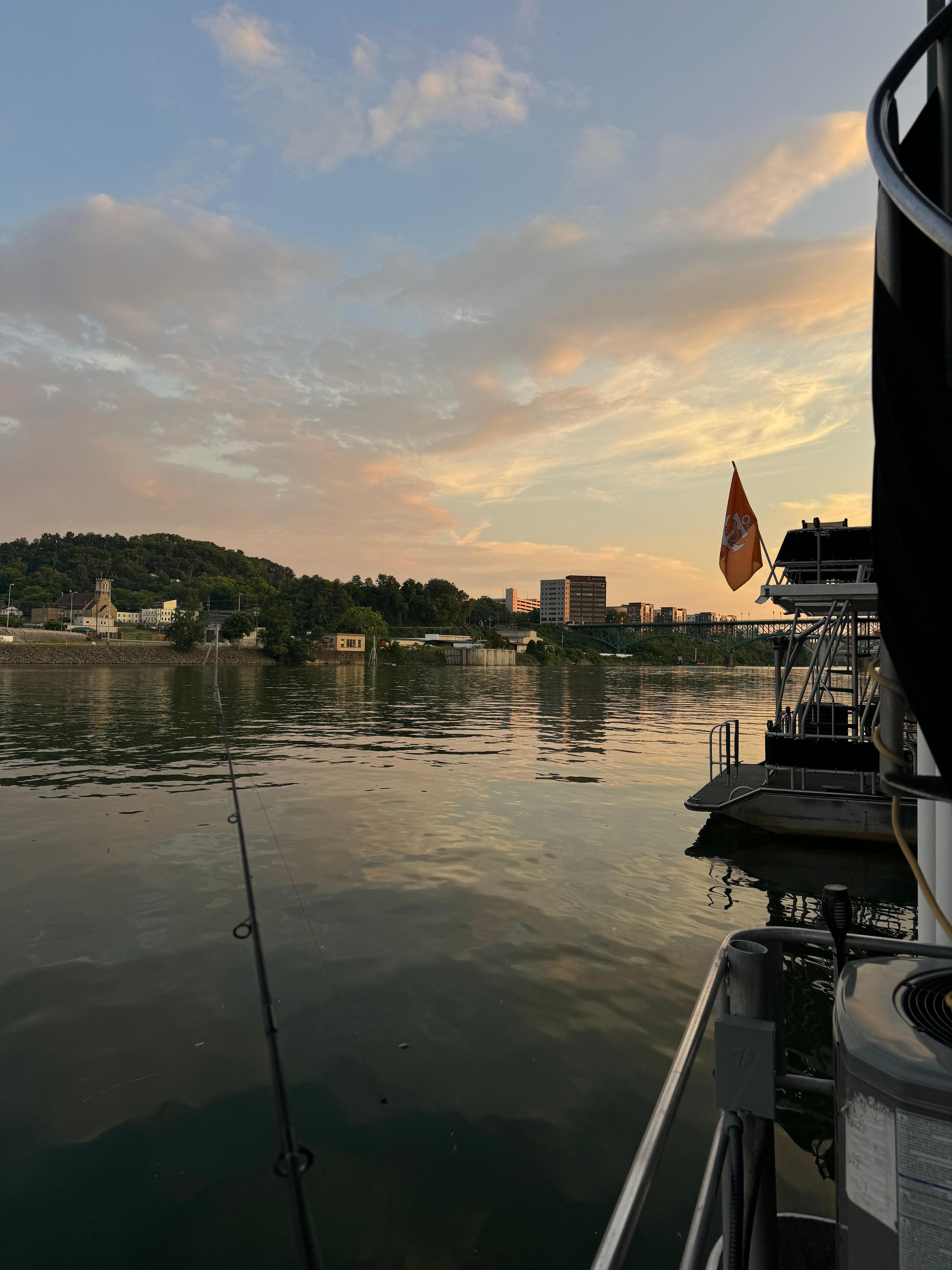 View from the back dock