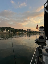View from the back dock