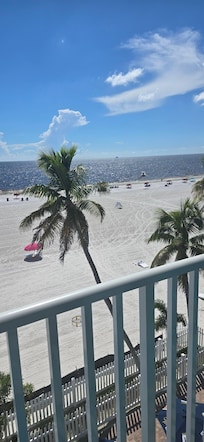 Balcony beach view.