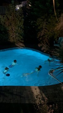 New Year cold plunge!