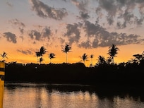 Sunset from the yard