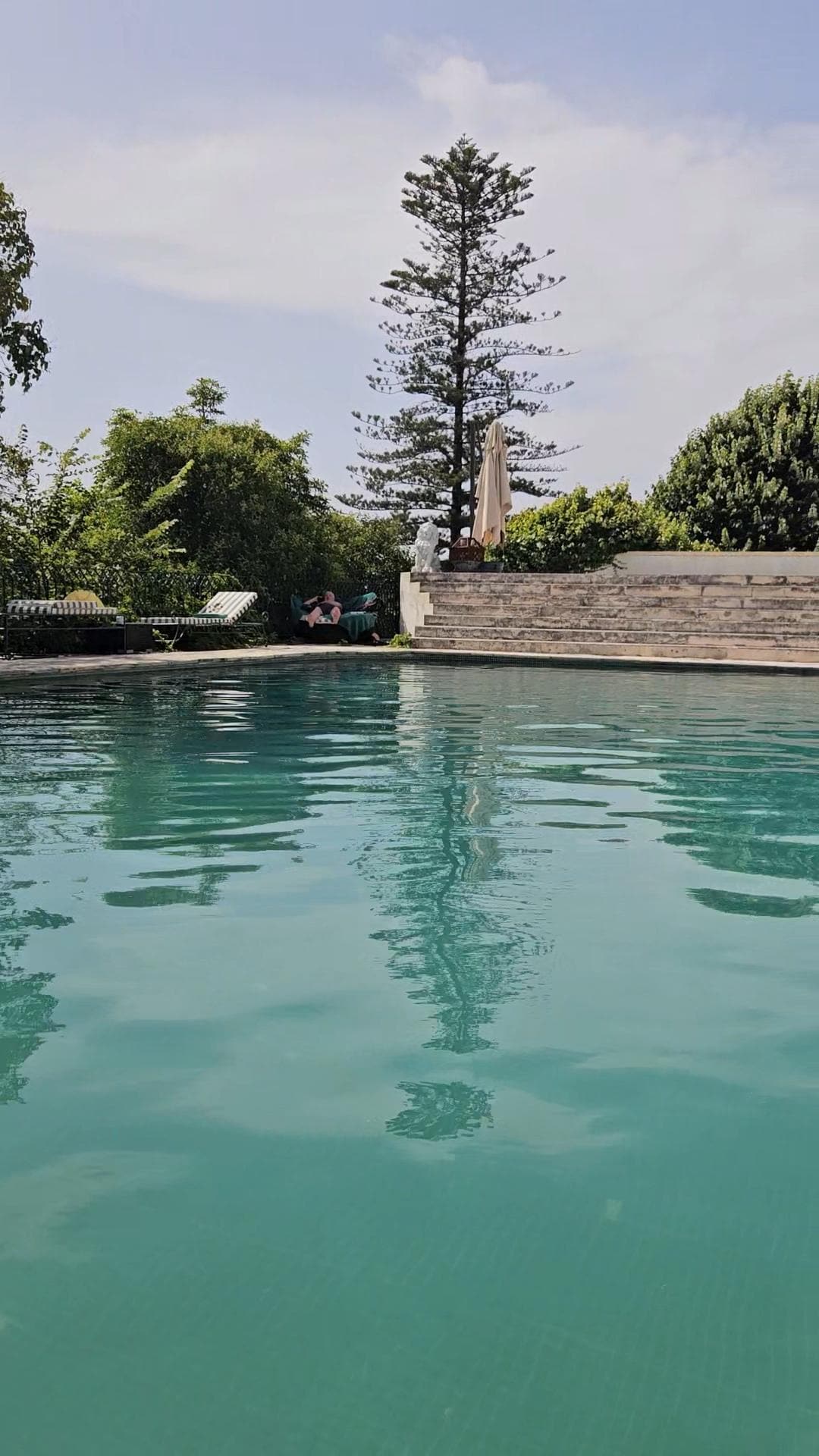 Private pool area