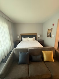 Bed from my first stay. Didn’t get a picture when I stayed again but it was just as comfortable and clean.