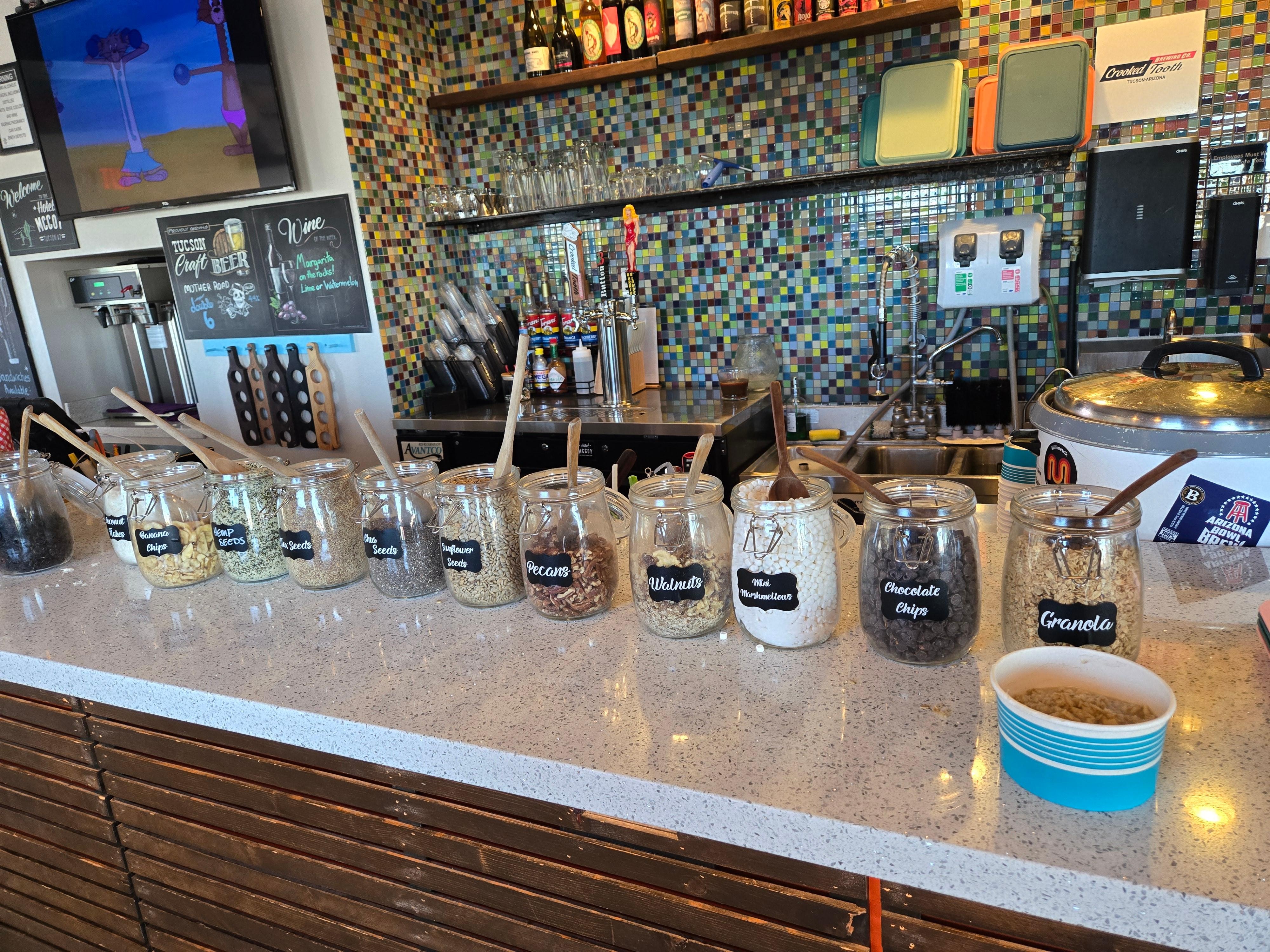 Fabulous oatmeal bar for breakfast