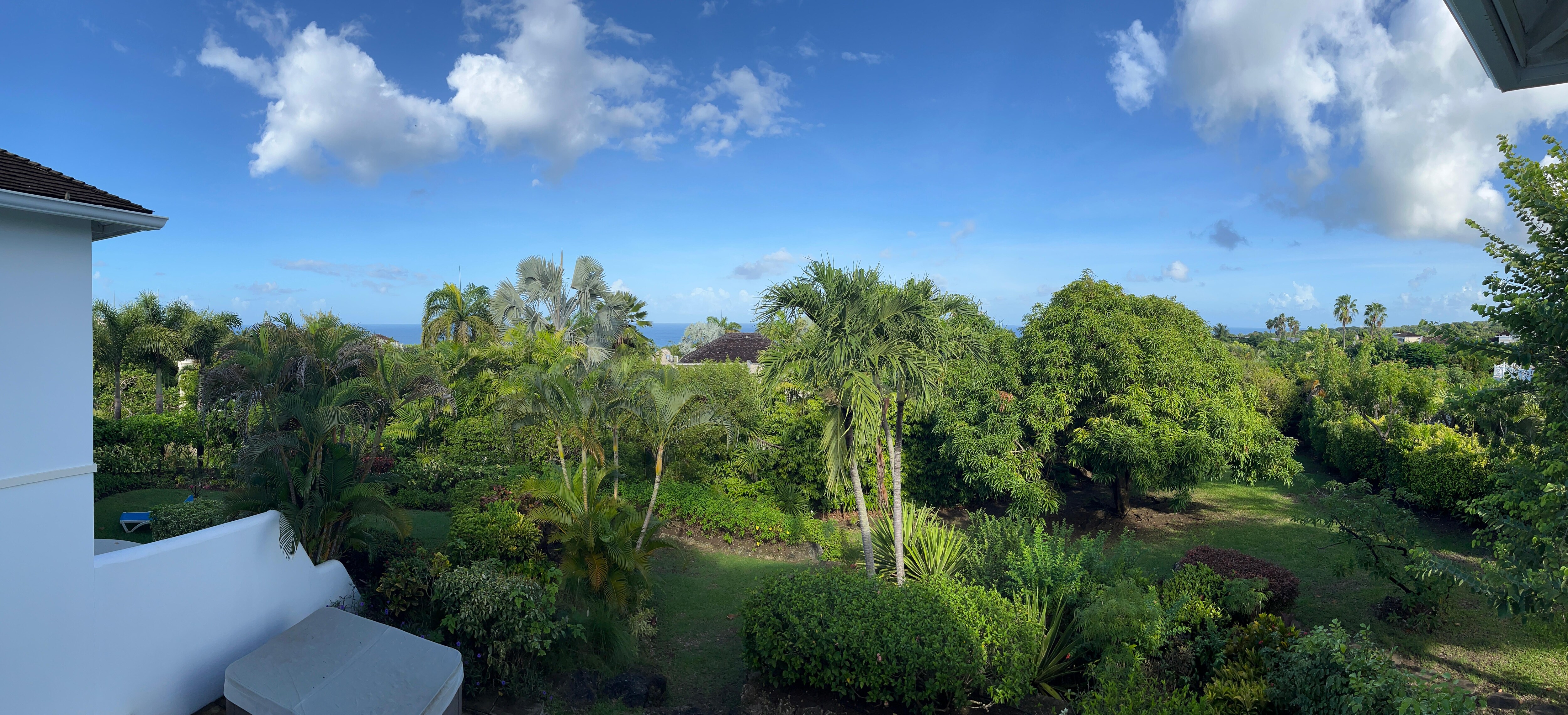 Panoramic view from the upper balcony