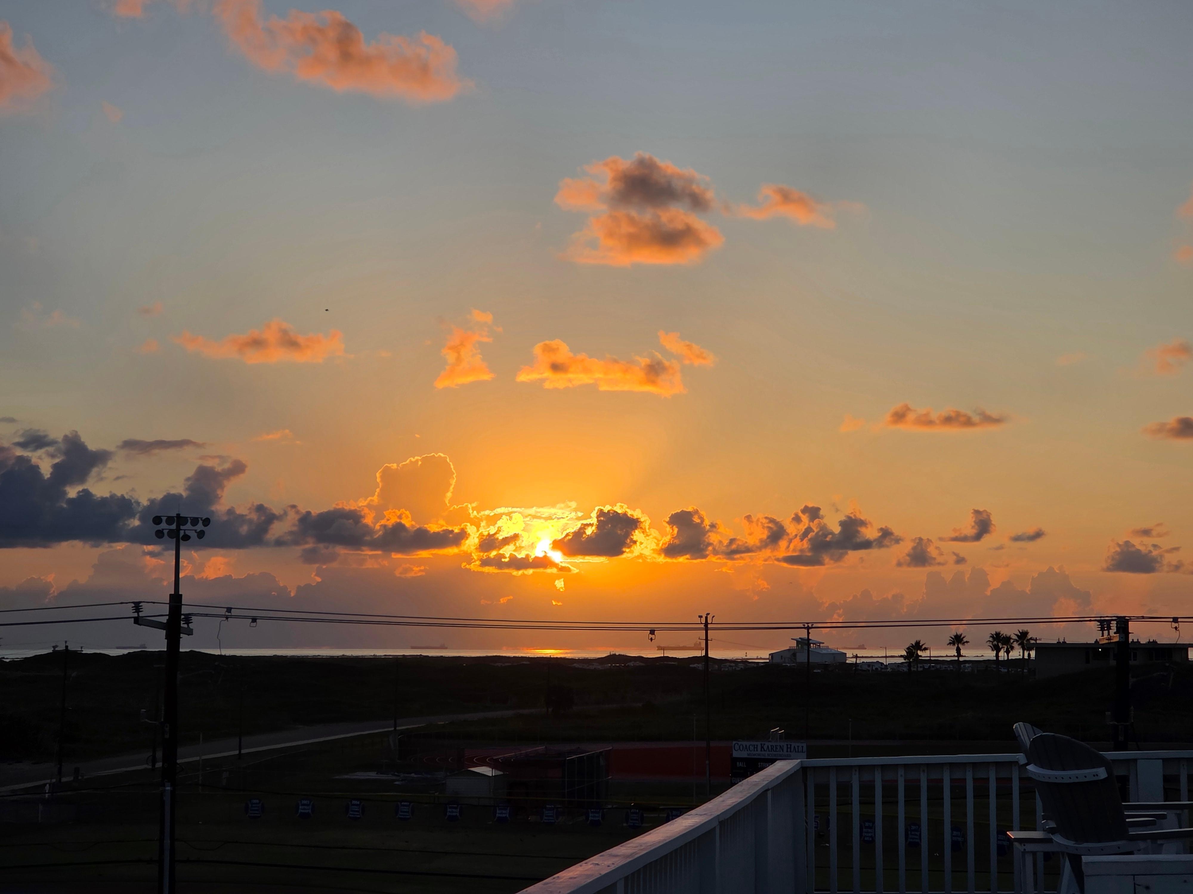 Watch the sunrise from the top 