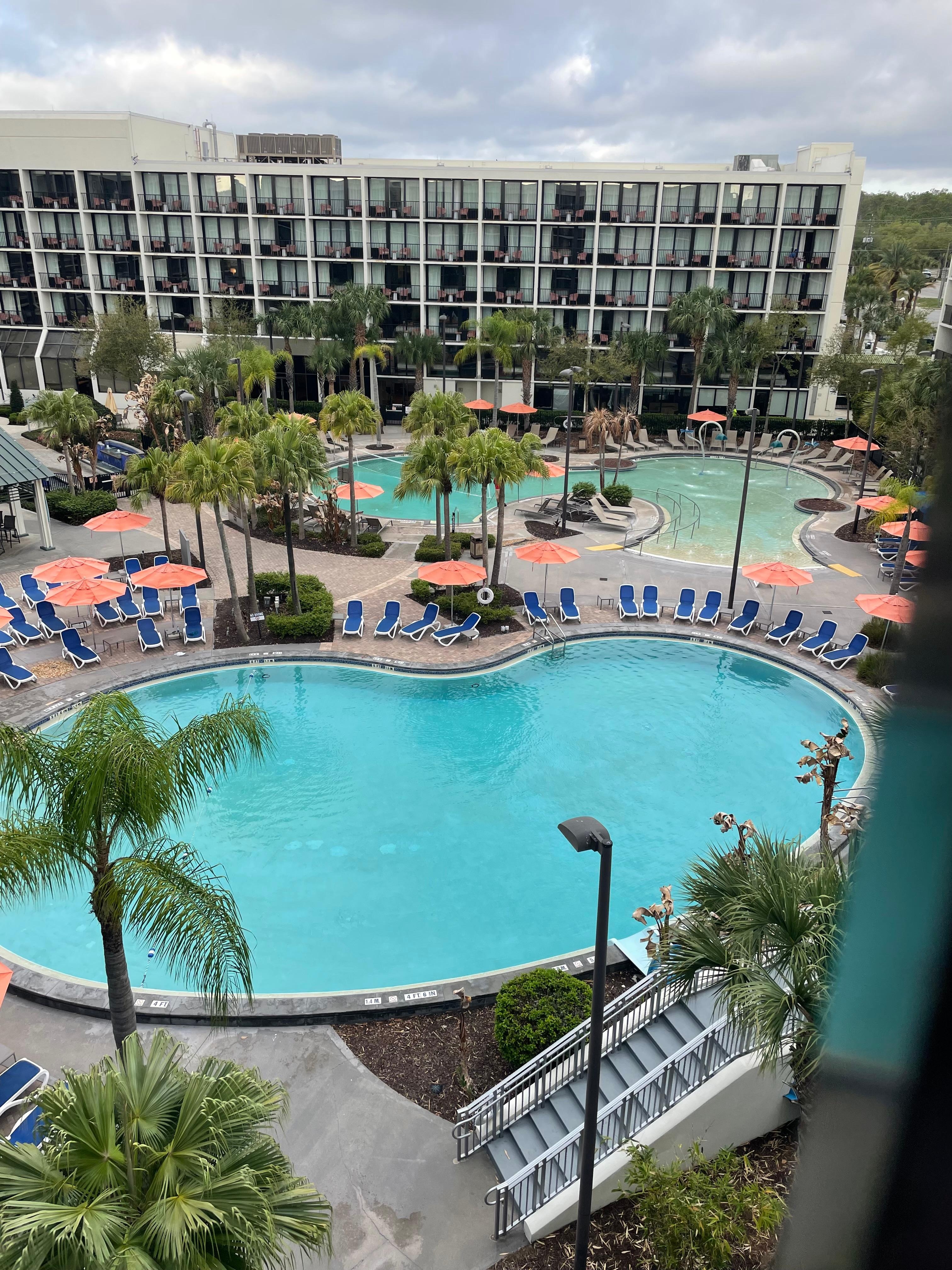 View from our balcony 