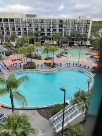 View from our balcony