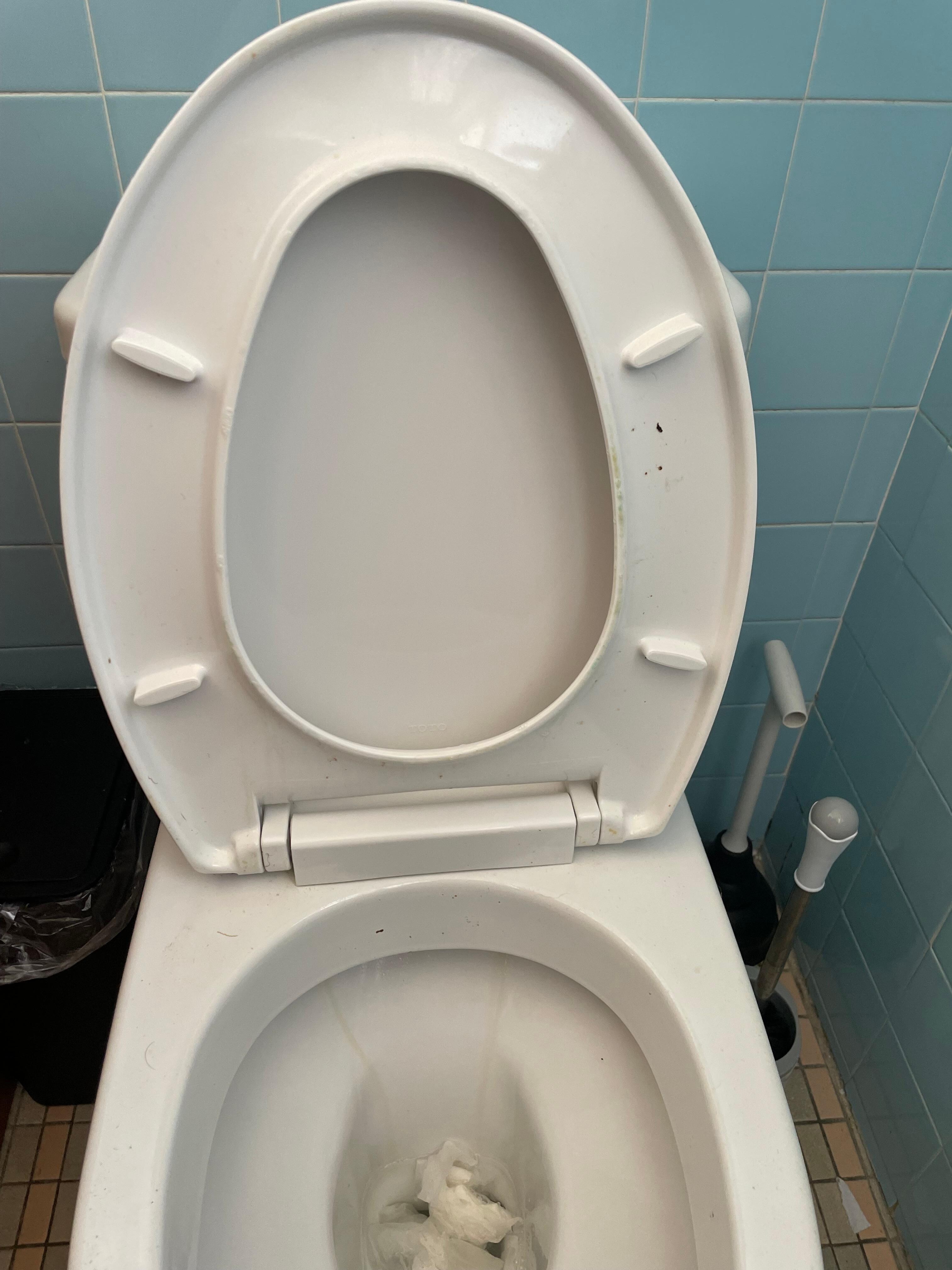 Dirty toilet 