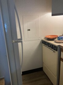 Fridge and oven