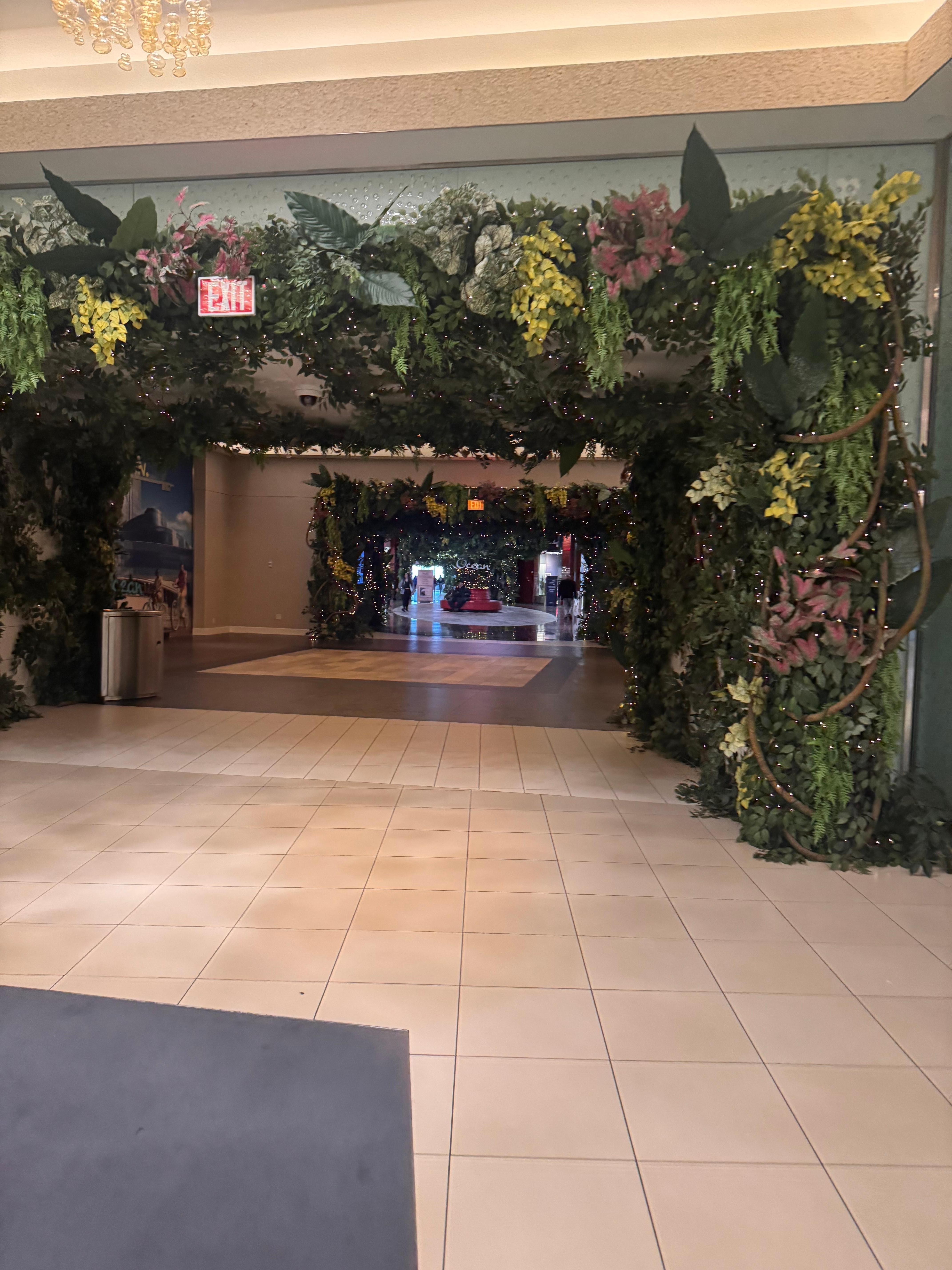 Section of the lobby 