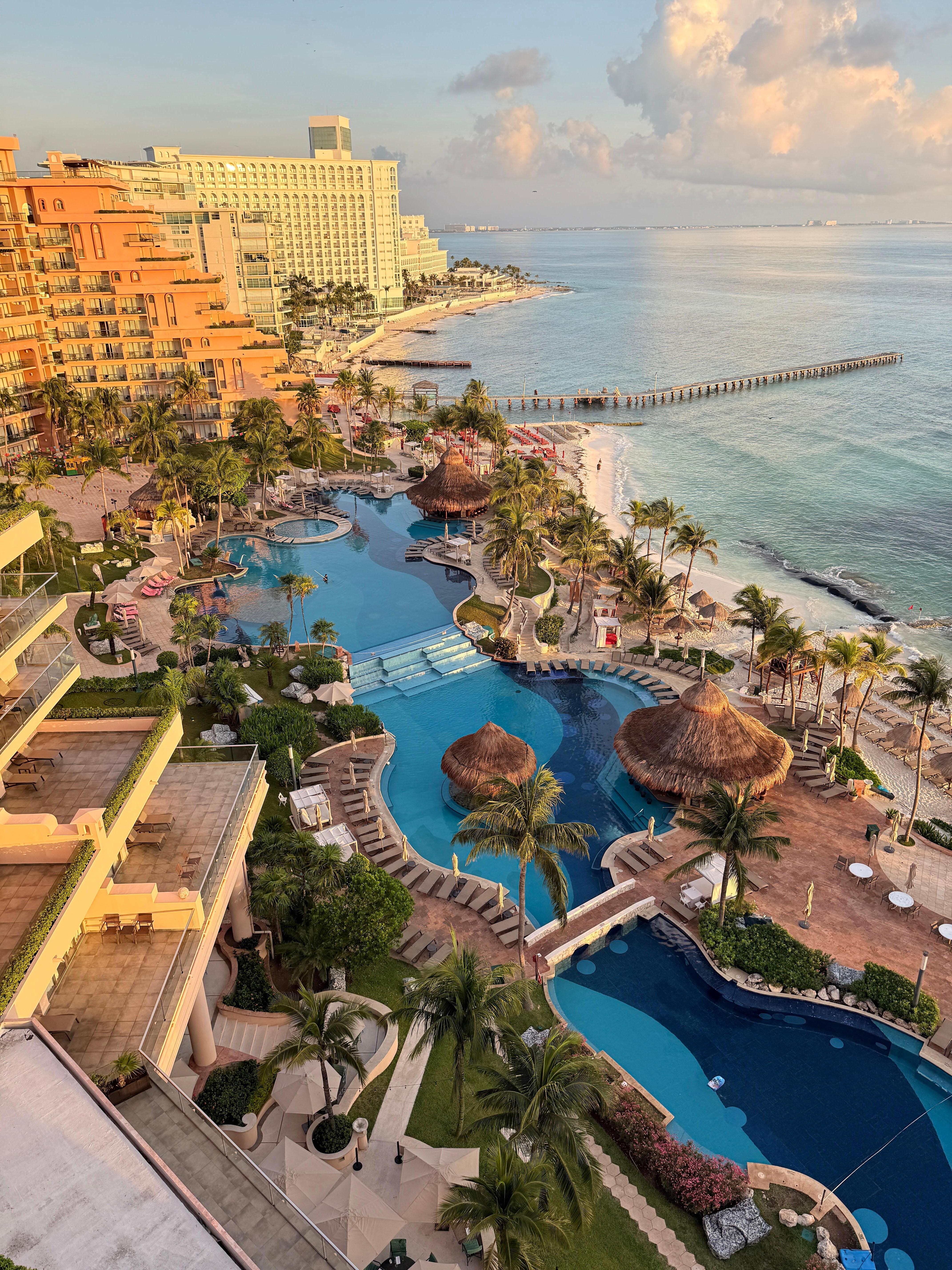 This was our view from our master suite room that was upgraded for our anniversary and it was amazing 