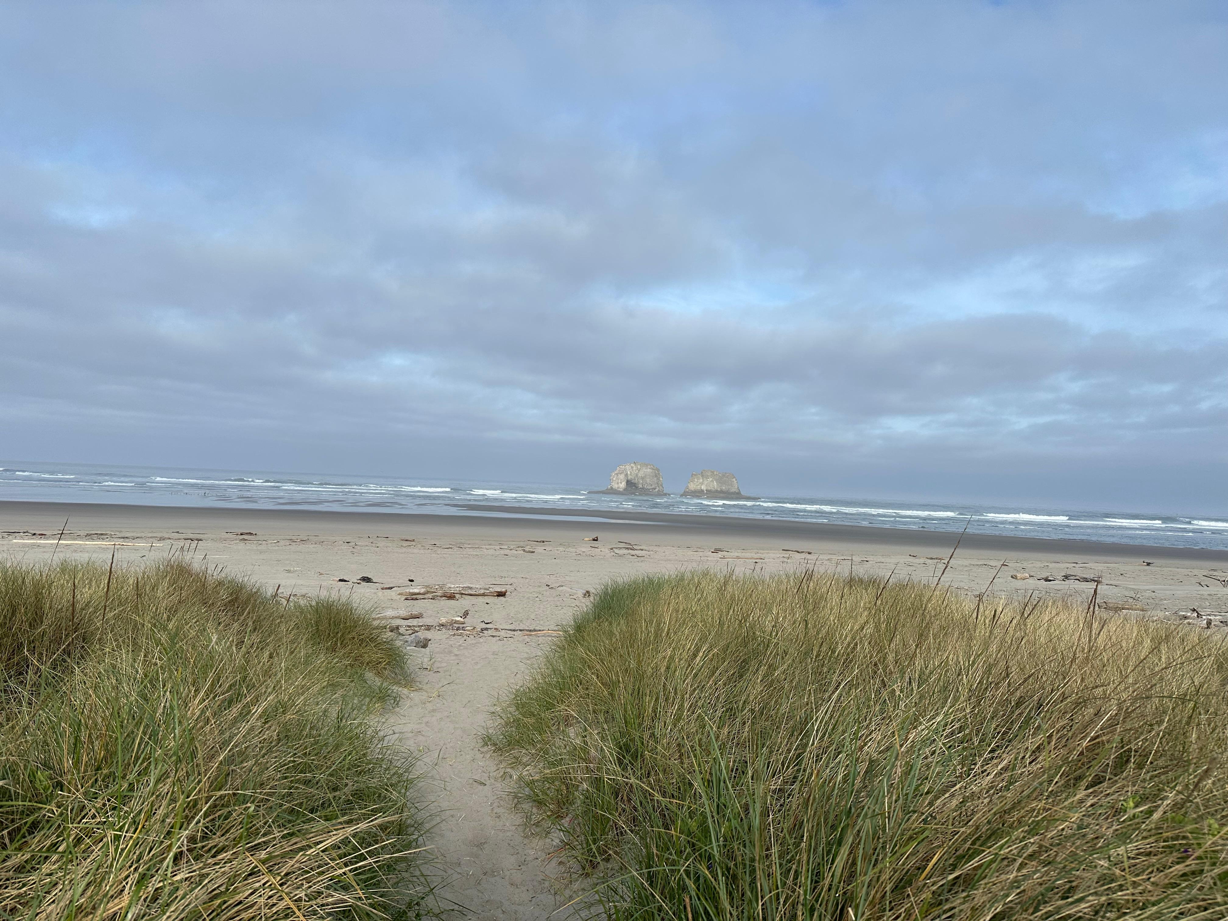 Nice path right to the beach. 