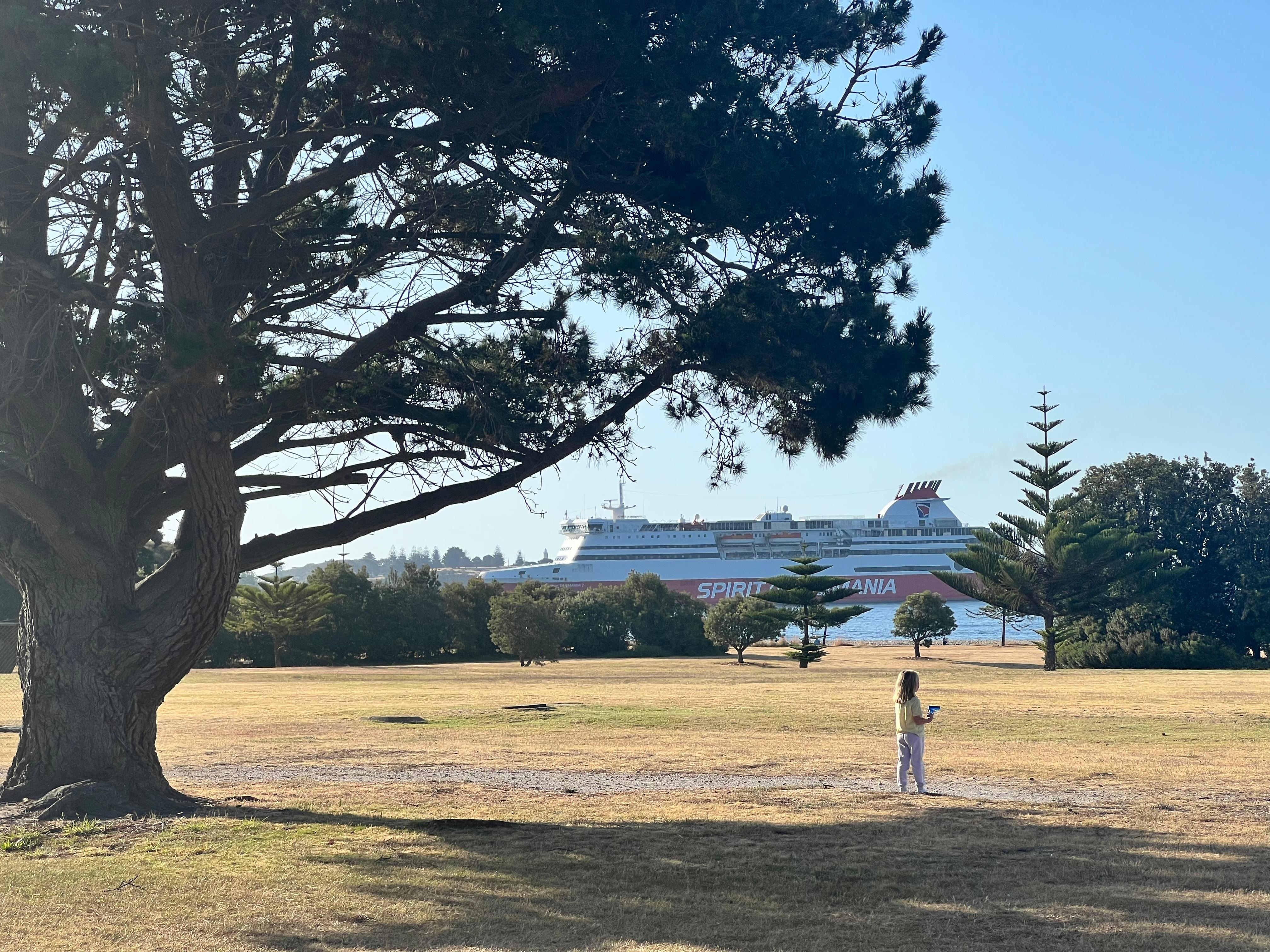 Close to Spirit of Tasmania terminal