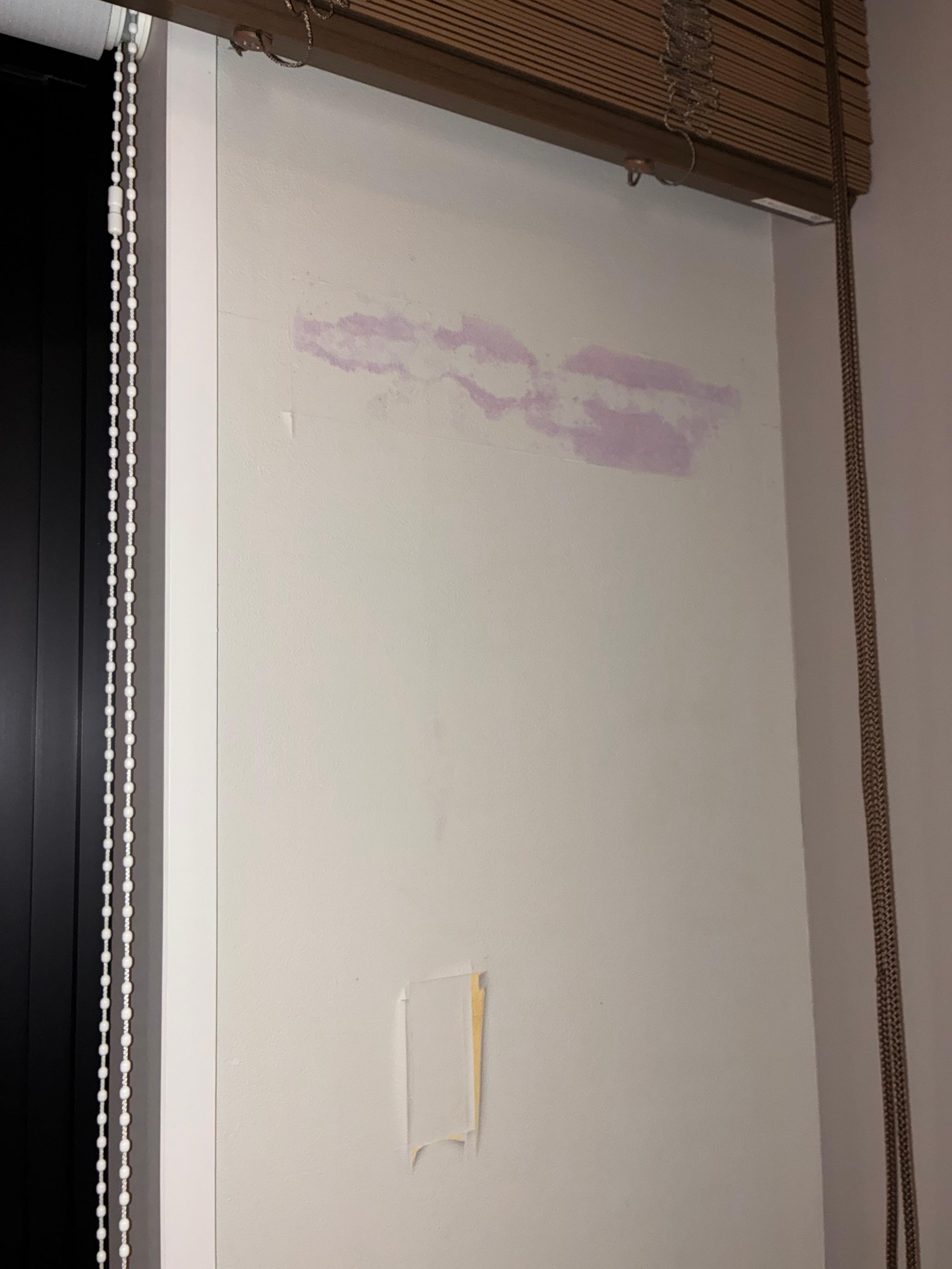 discoloured and poor walls