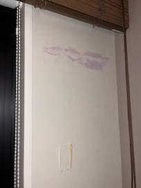 discoloured and poor walls