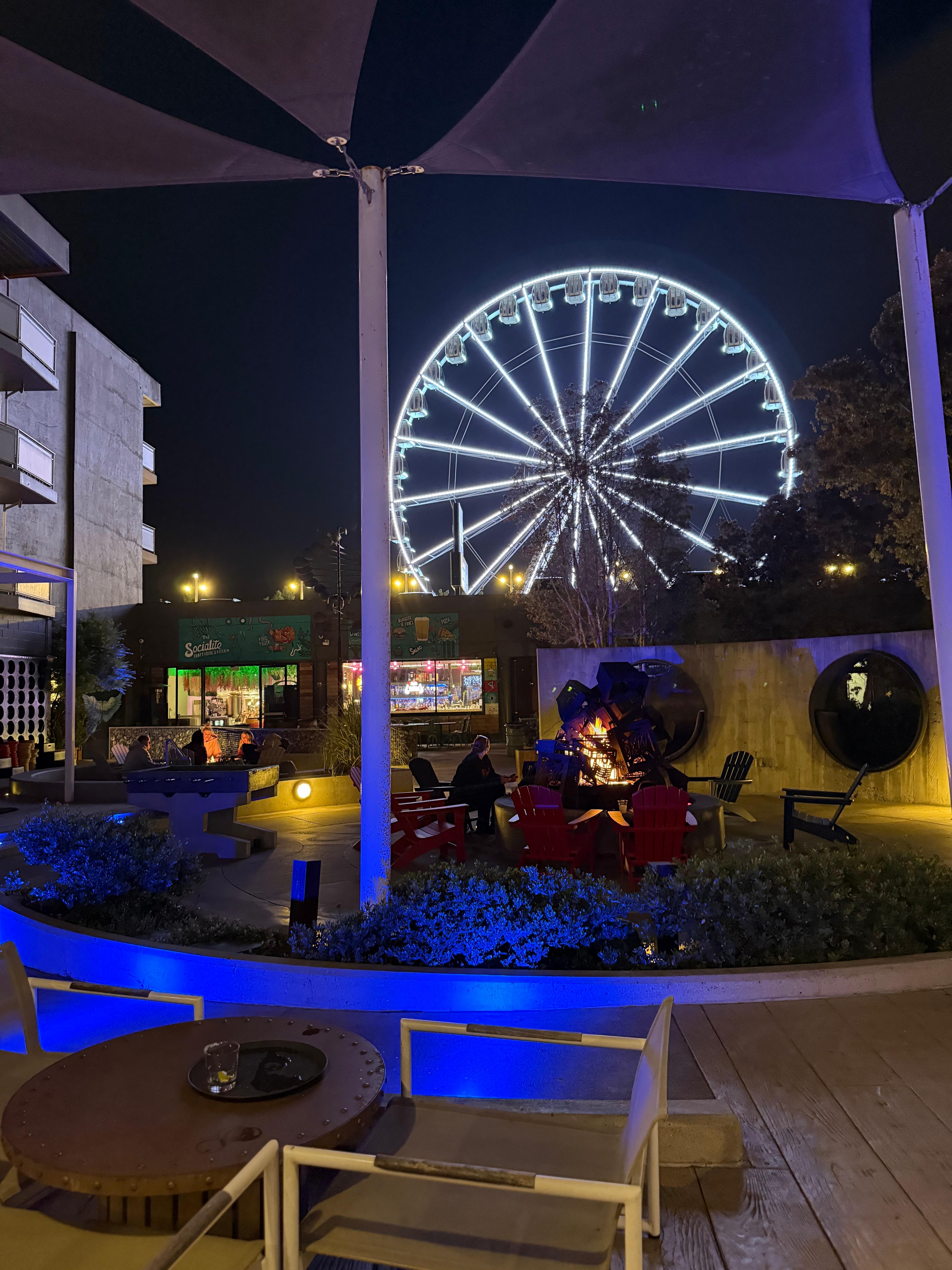 View from the gaming room/outdoor space.