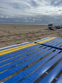 Beach just steps away from property