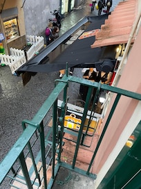 Street view from balcony