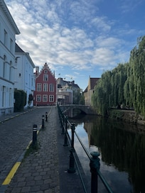 View to castle nearby from front of hotel.