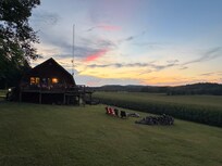 Beautiful sunset the first night.