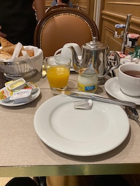 Breakfast at hotel