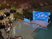 New Year’s Eve from my hotel room