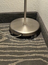 Floor lamp base crumbling