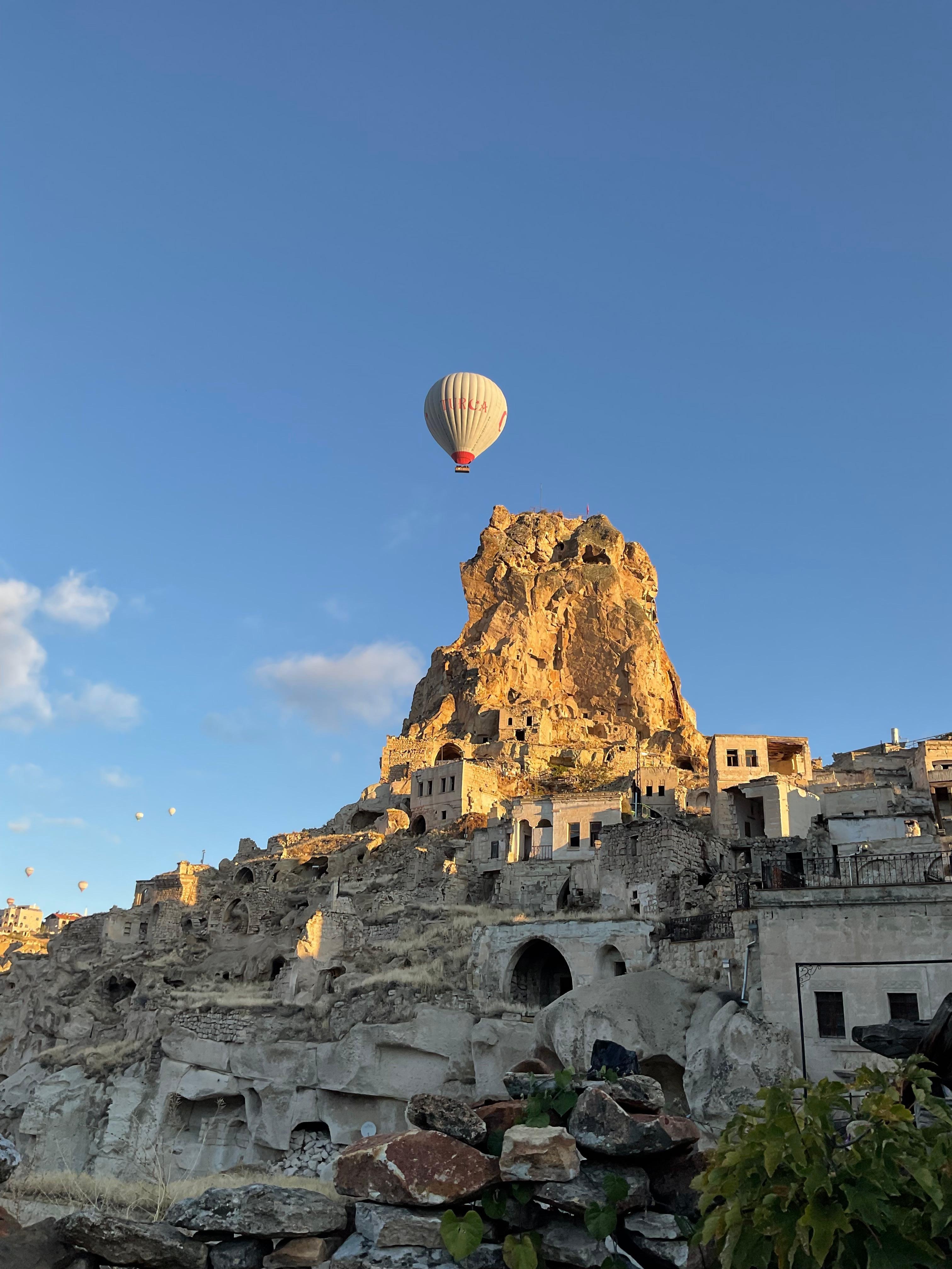View from the terrace of Ortahisar Castle 