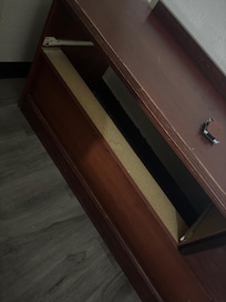 Dresser missing a drawer