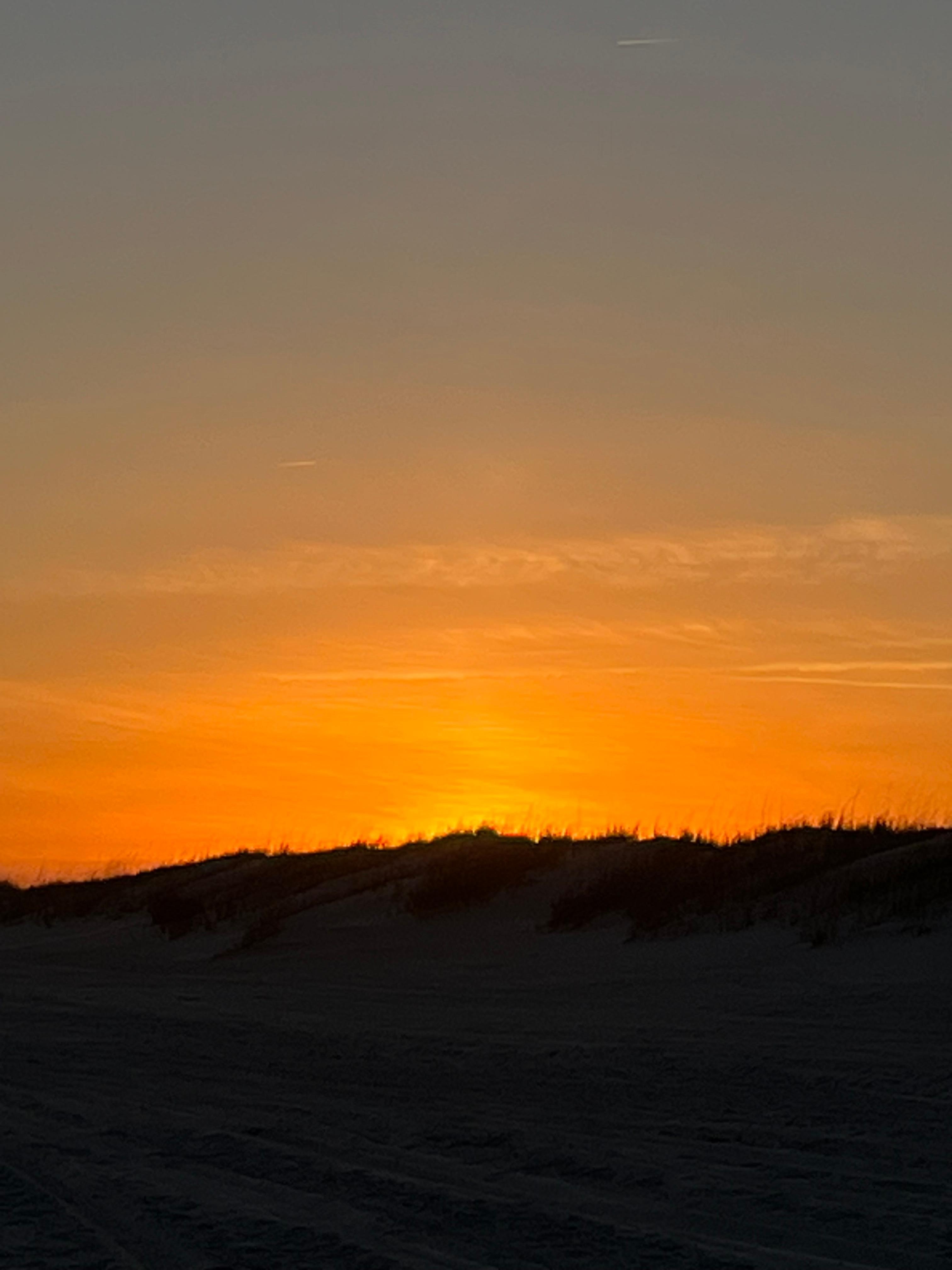 Sunset view from the beach…within a five minute walk to the access point. 