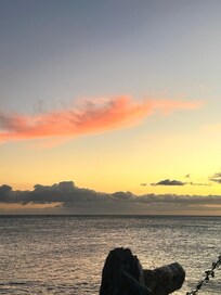Sunset at the Waikola Beach resort