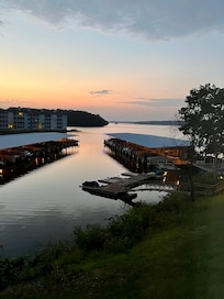 View from screened patio