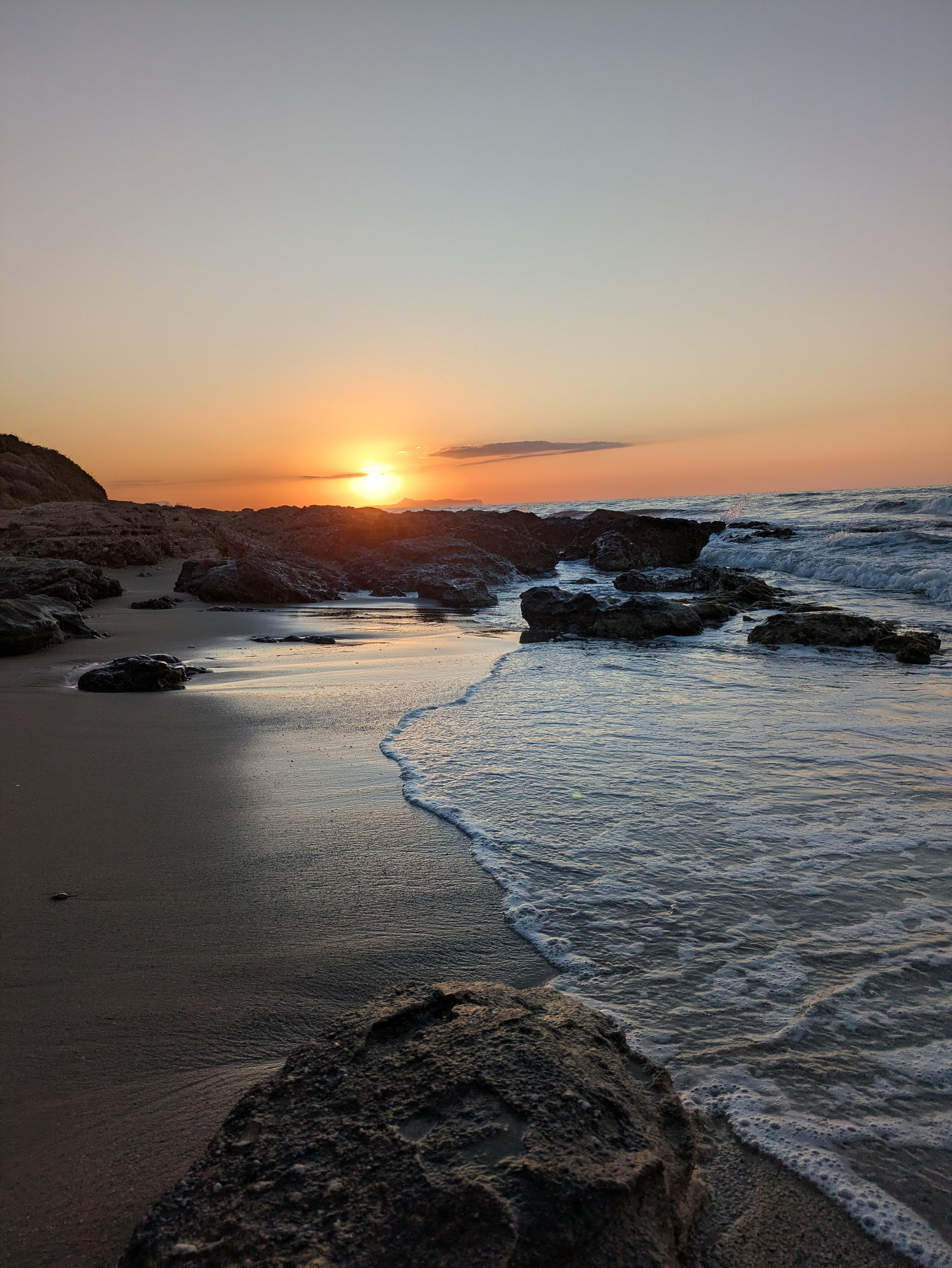 Sunset from the closest beach 