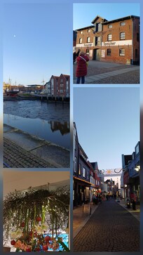 Husum ist 9km entfernt und ein sehr schönes Städtchen mit vielen netten Geschäften und schönen Kaffee's sowie Restaurants!