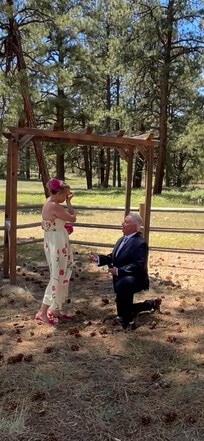 The moment I proposed at this property.😊