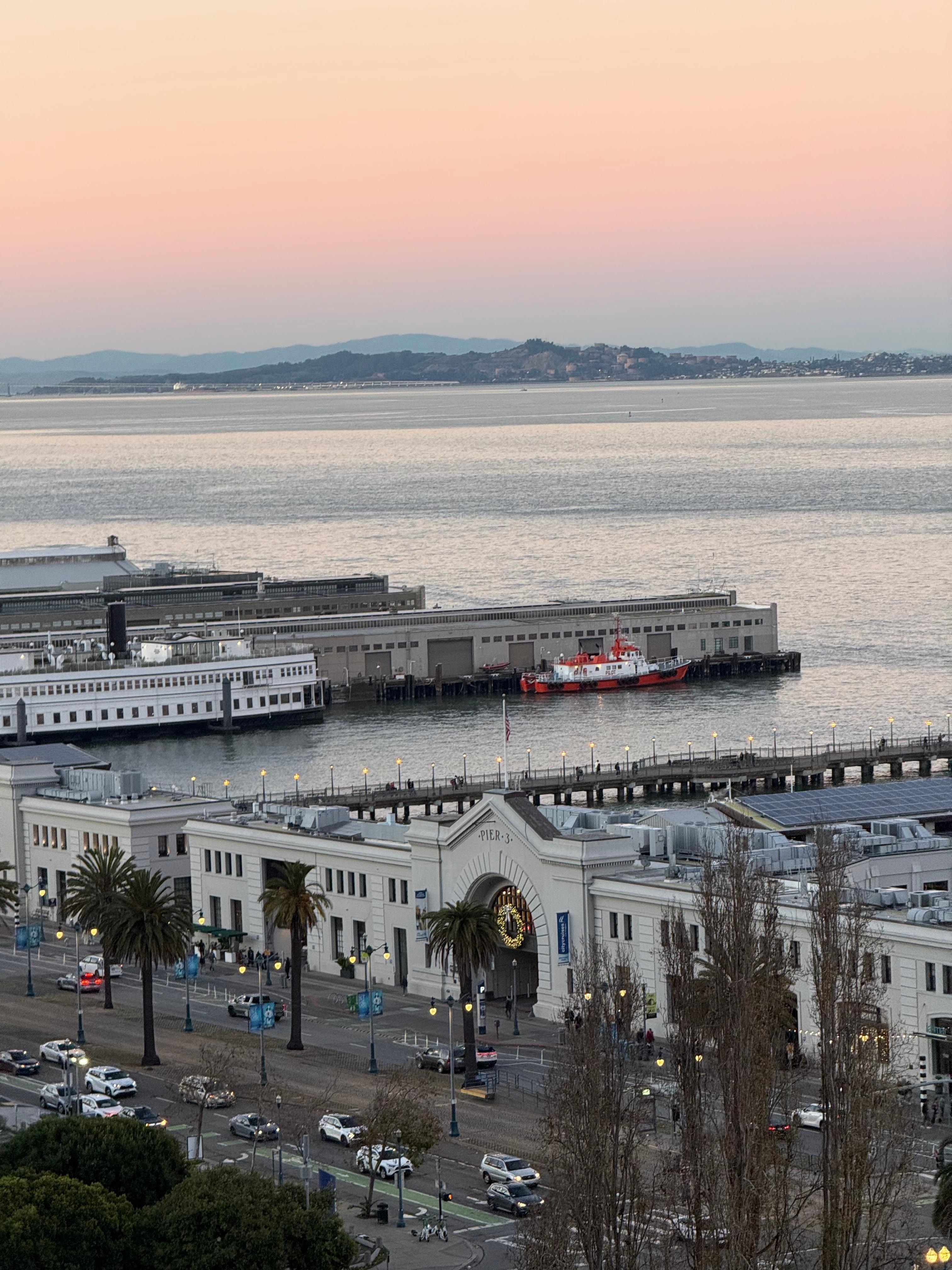 view from the room we were staying 